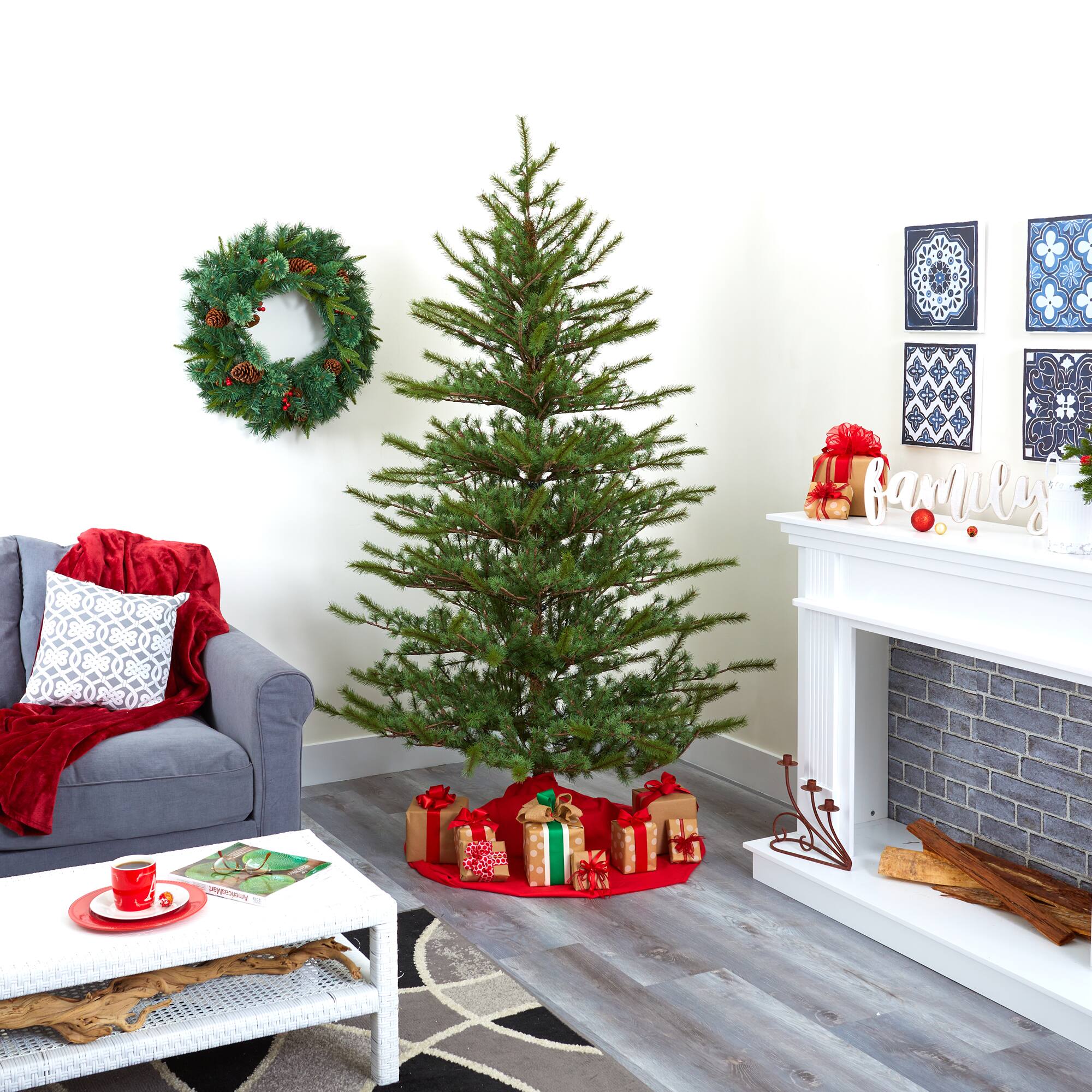 7ft. Unlit Vancouver Mountain Pine Artificial Christmas Tree